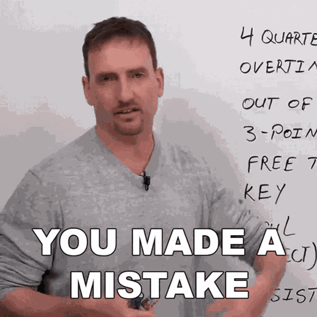You Made A Mistake Adam GIF