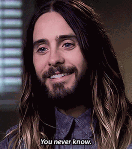 You Never Know Jared Leto GIF