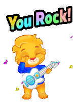 You Rock You Rocked Girl Sticker
