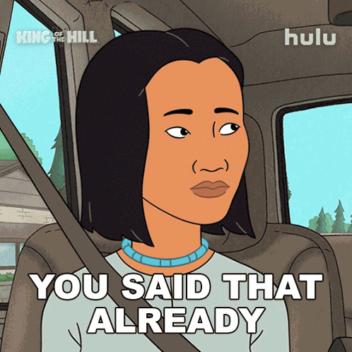 You Said That Already Connie Souphanousinphone GIF