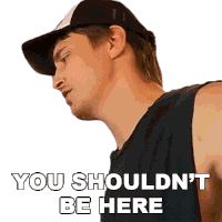 You Shouldnt Be Here Danny Mullen Sticker