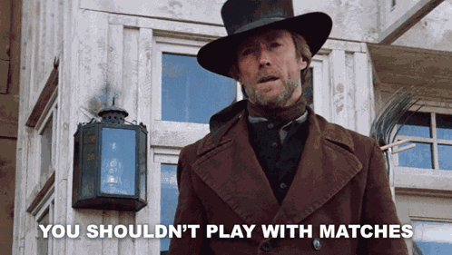 You Shouldn'T Play With Matches Preacher GIF