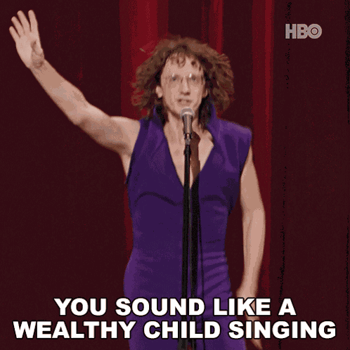 You Sound Like A Wealthy Child Singing At His Karaoke Birthday Party Chris Fleming GIF