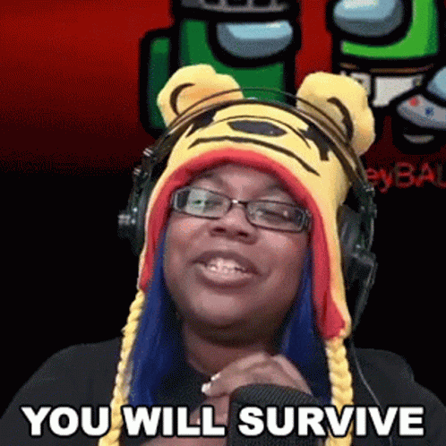 You Will Survive Aychristenegames GIF