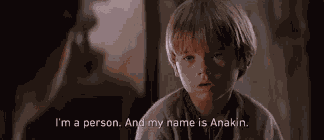 Young Anakin Skywalker GIF