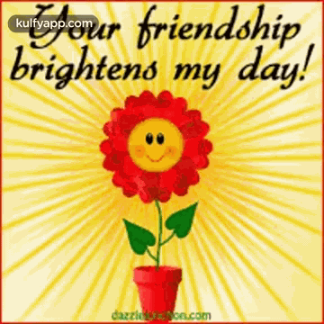 Your Friendship Brightens My Day.Gif GIF