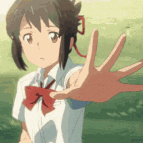 Your Name Couple Mitsuha Miyamizu GIF
