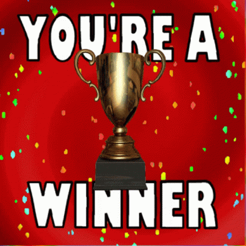 Youre A Winner Winner GIF