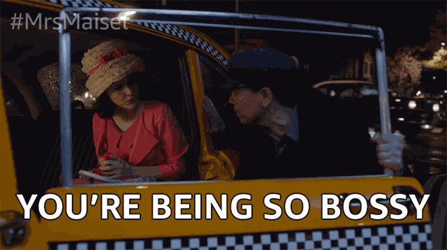 Youre Being So Bossy Miriam Midge Maisel GIF