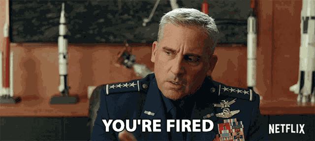 Youre Fired General Mark R Naird GIF