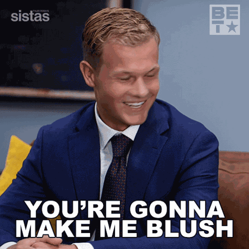 You'Re Gonna Make Me Blush Ethan GIF