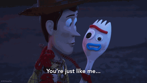You'Re Just Like Me Trash Woody GIF