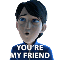 Youre My Friend Jim Lake Jr Sticker