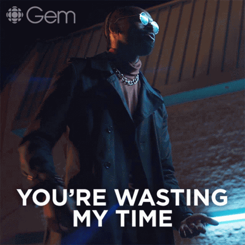 Youre Wasting My Time Rapper Look A Like GIF