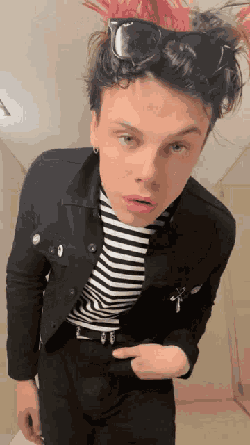 Yungblud Kiss GIF