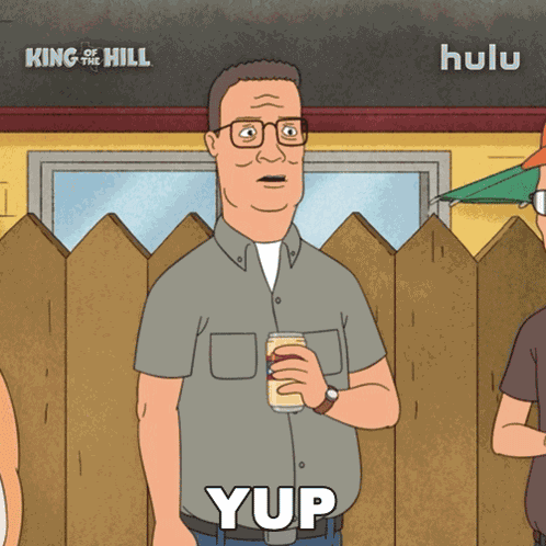 Yup Hank Hill GIF