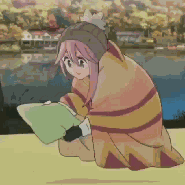 Yurucamp GIF
