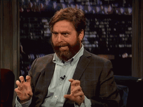 Zach Galifianakis Lick GIF