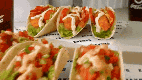 Zaxbys Chicken Finger Tacos GIF