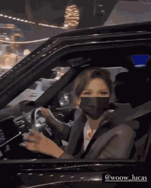 Zendaya Driving Away GIF