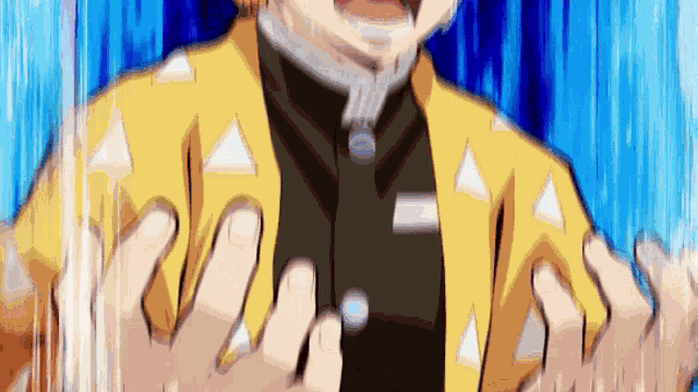 Zenitsu Agatsuma Kimetsu No Yaiba GIF