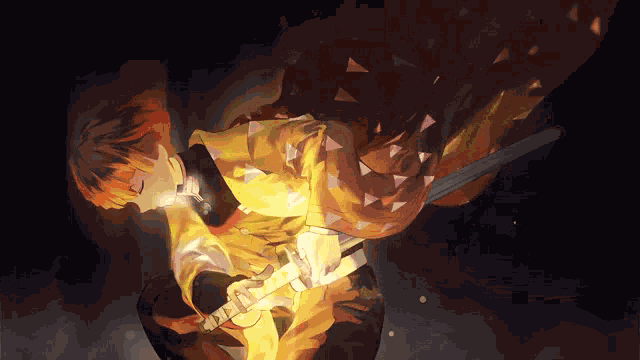 Zenitsu Demon Slayer GIF