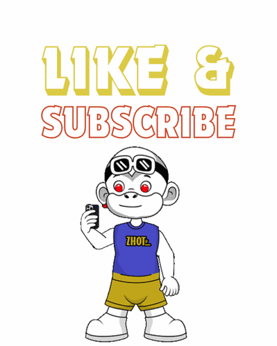 Zhot Jr Like And Sub GIF