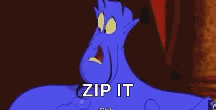Zipped Mouth Wont Tell GIF
