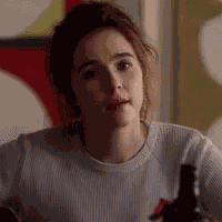 Zoey Deutch Bye GIF