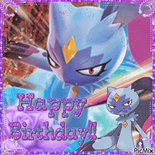 Zoeywiwi Happy Birthday Pokemon GIF