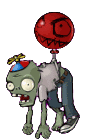 Zombi Con Globo Sticker